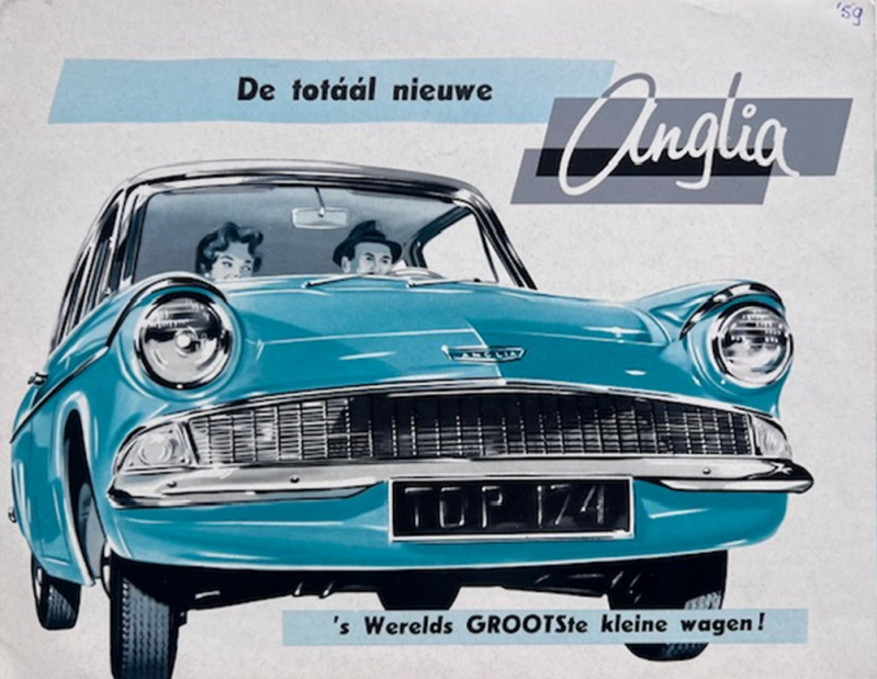 1959 Ford Anglia original sales brochure