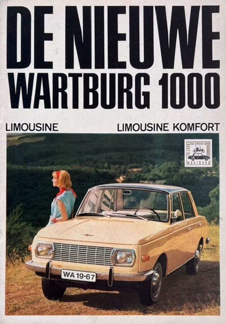 1966 Wartburg 353 original sales brochure