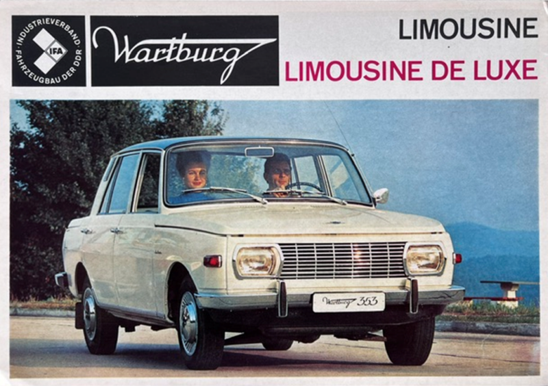 1968 Wartburg 353 original sales brochure