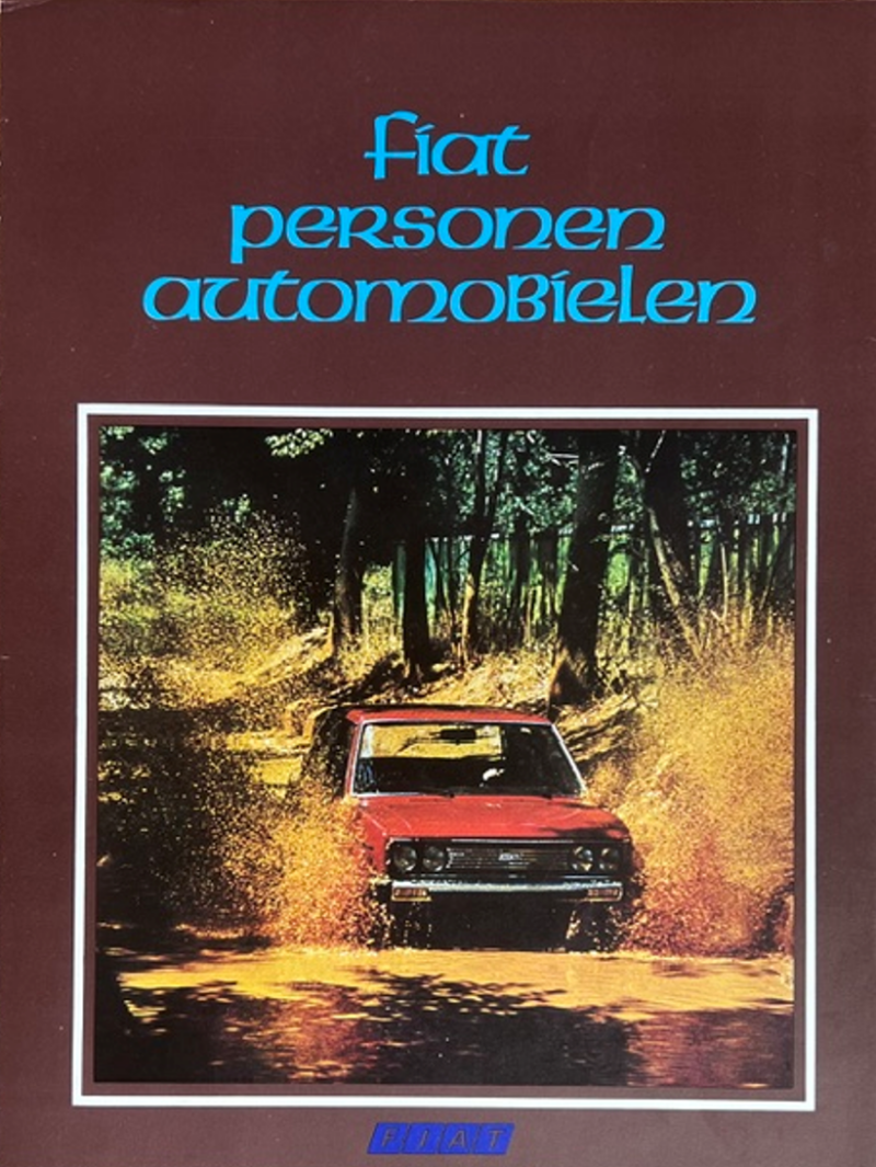 1974 Fiat Model range original sales brochure