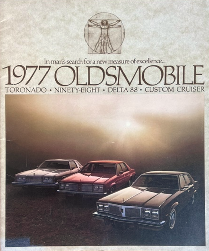 1977 Oldsmobile Model range original sales brochure