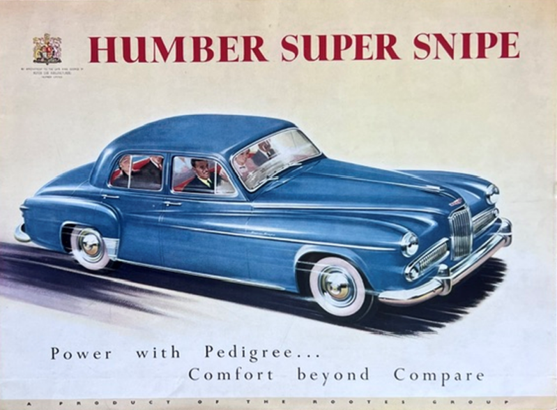 1964 Humber Super Snipe original sales brochure