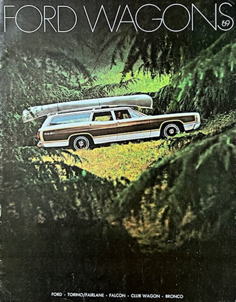 1969 Ford Model range wagons original sales brochure