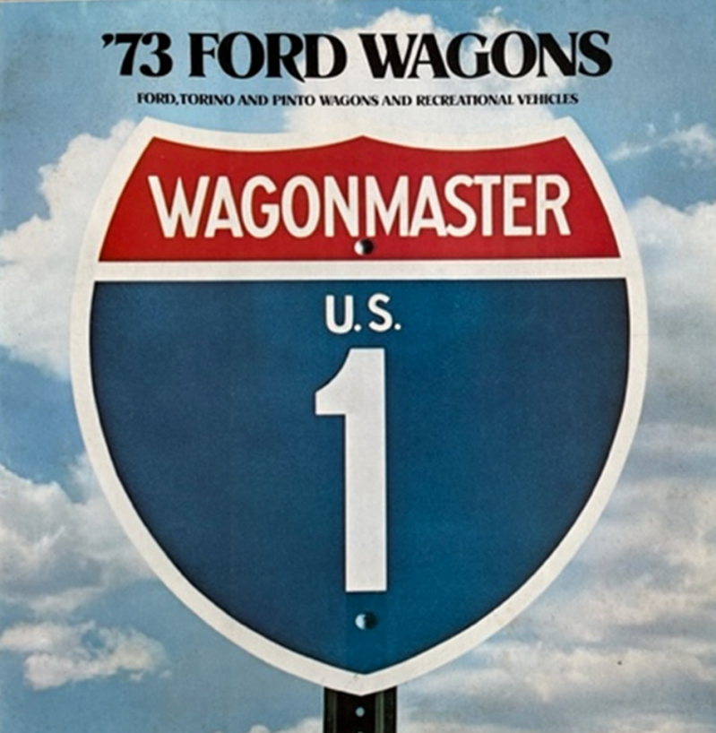 1973 Ford Model range wagons original sales brochure