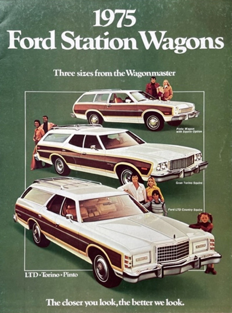 1975 Ford Mordel range wagons original sales brochure