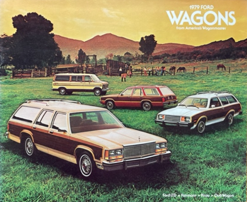 1979 Ford Model range wagons original sales brochure