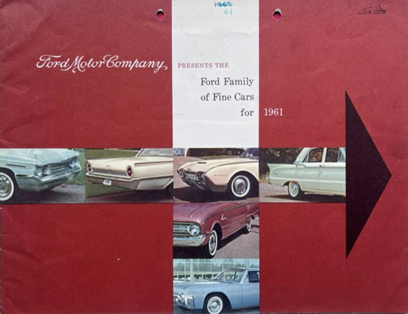 1961 Ford Motor Company Model range original sales brochure