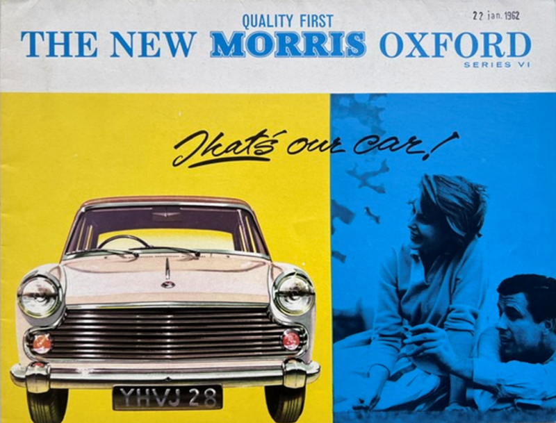 1961 Morris Oxford series VI original sales brochure