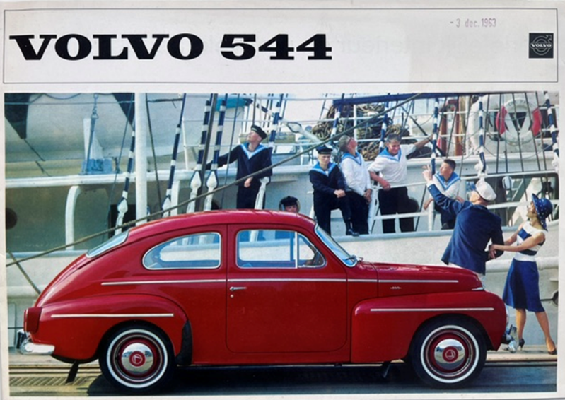 1963 Volvo 544 original sales brochure