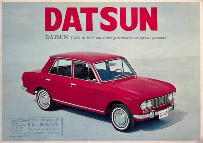 1967 Datsun 1300 original sales brochure
