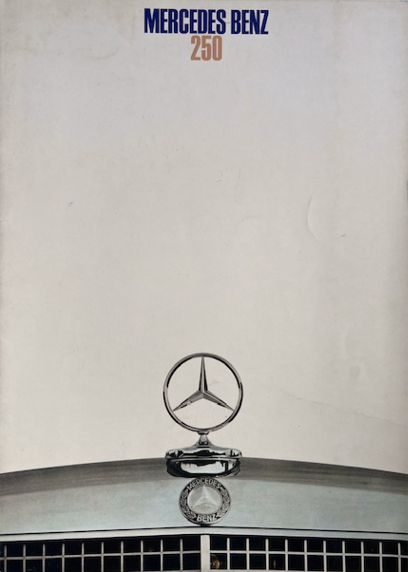 1968 Mercedes-Benz 250 original sales brochure