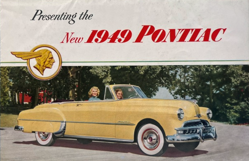 1949 Pontiac Model range original sales brochure
