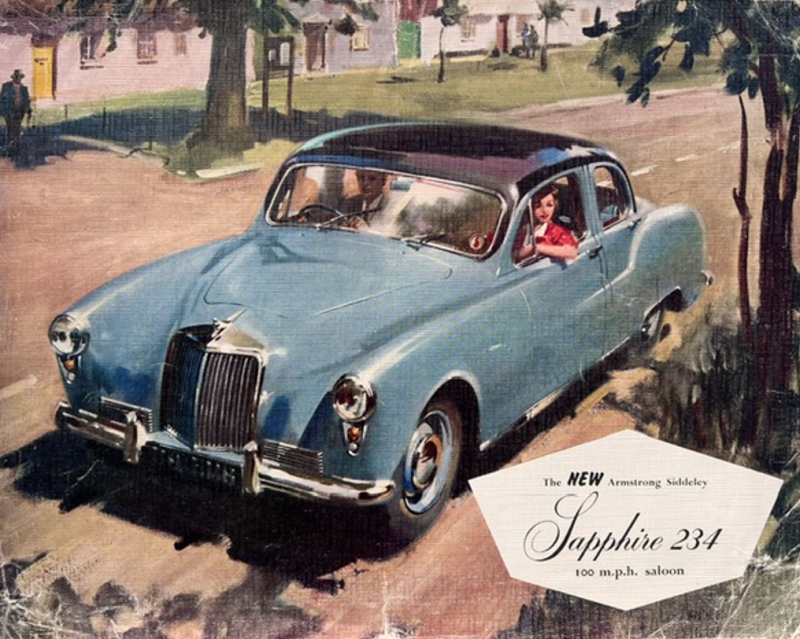 1955 Armstrong Siddeley Sapphire 234 original sales brochure