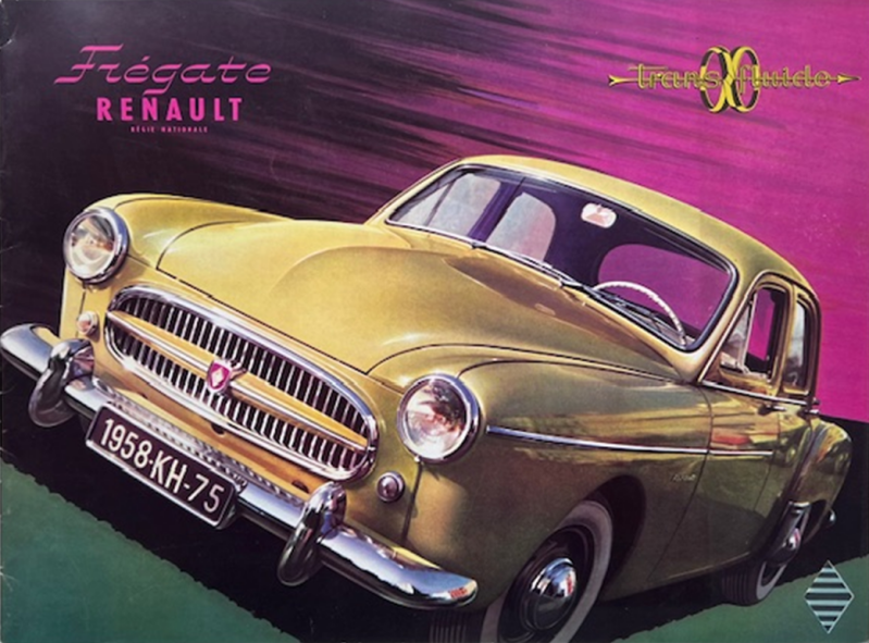 1957 Renault Frégate Transfluide original sales brochure