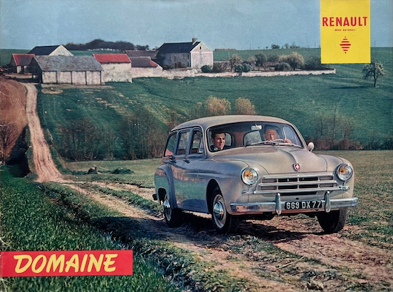 1957 Renault Domaine original sales brochure