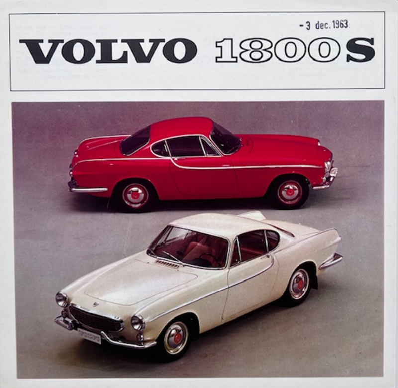 1963 Volvo 1800 S original sales brochure