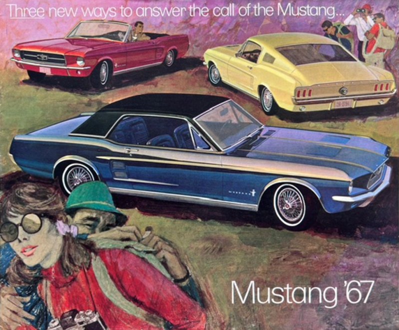 1967 Ford Mustang original sales brochure