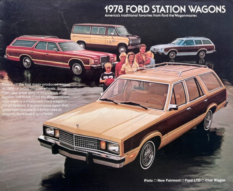 1978 Ford Model range wagons original sales brochure