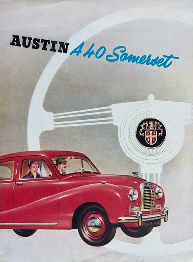 1952 Austin A40 Somerset original sales brochure