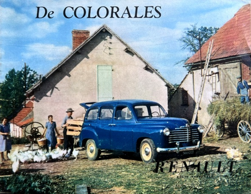 1954 Renault Colorale original sales brochure