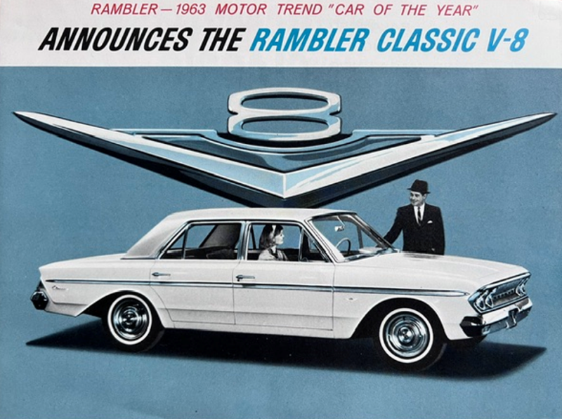 1963 Rambler Classic V8 original sales brochure