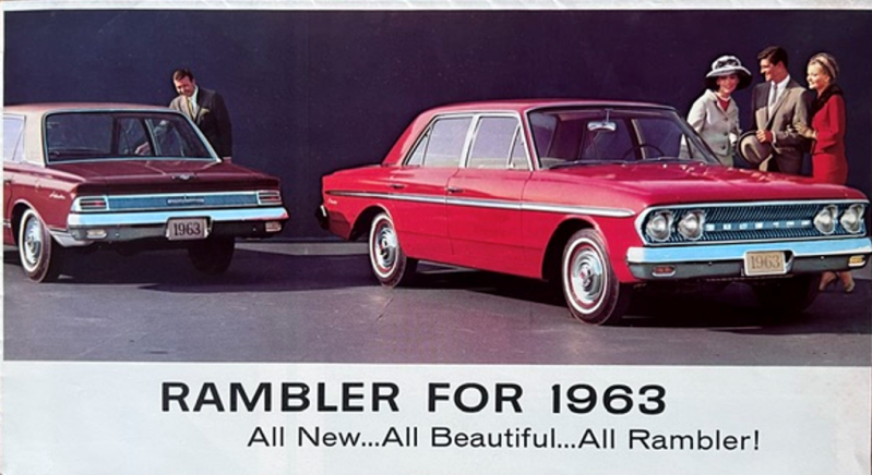 1963 Rambler Model range original sales brochure