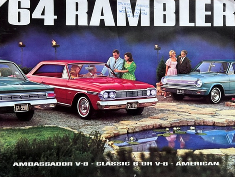 1964 Rambler Model range original sales brochure
