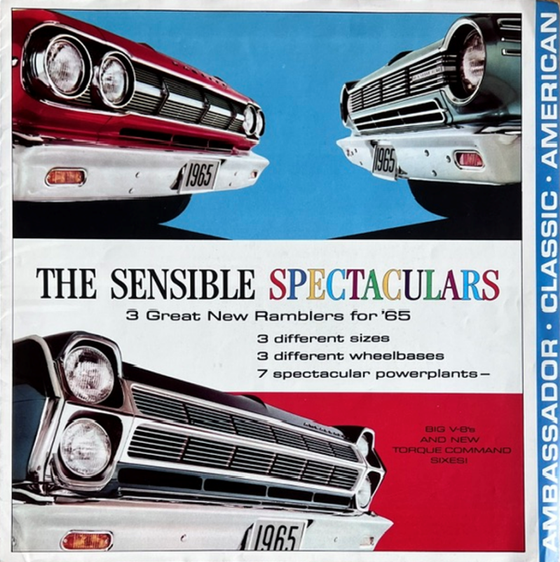 1965 Rambler Model range original sales brochure