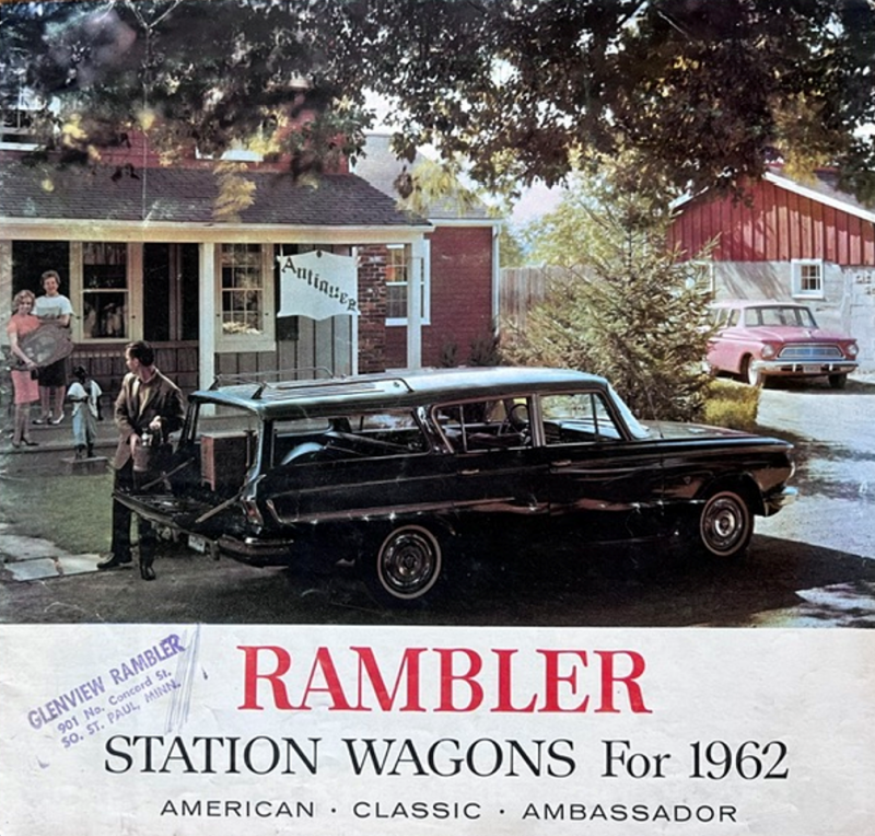 1962 Rambler Model range Wagons original sales brochure