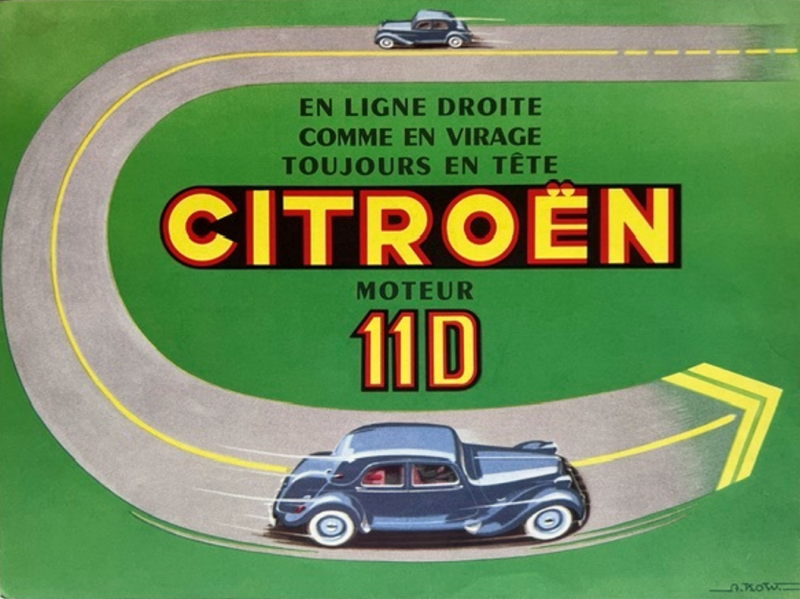 1955 Citroën 11D original sales brochure