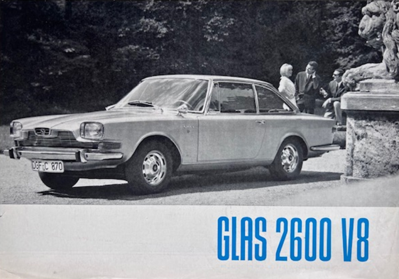 1966 Glas 2600 V8 original sales brochure