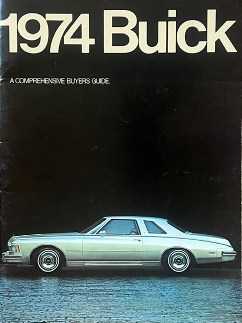 1974 Buick Model range original sales brochure