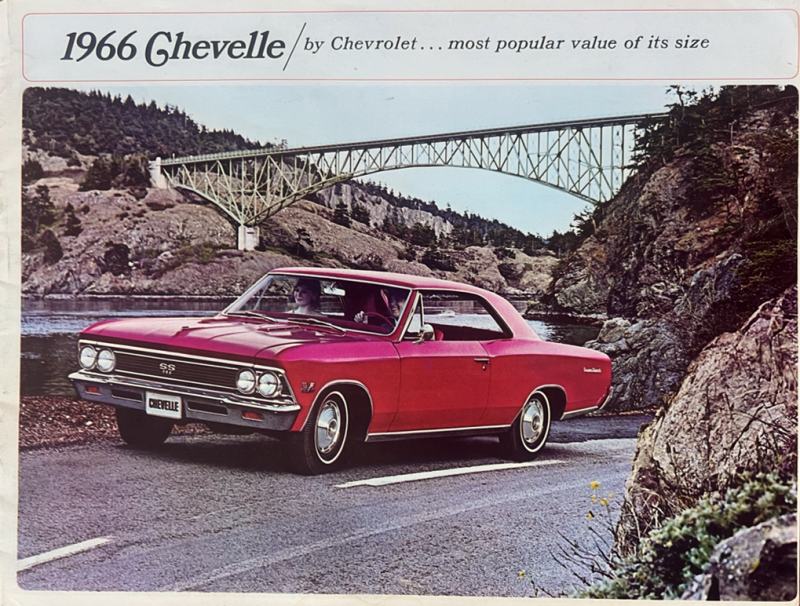 1966 Chevrolet Chevelle original sales brochure