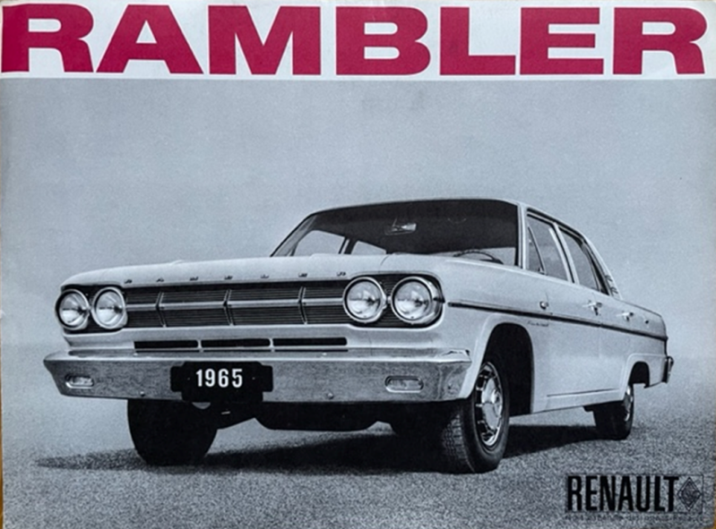 1964 Renault Rambler original sales brochure