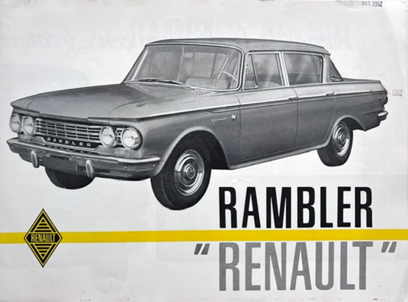 1962 Rambler Renault original sales brochure
