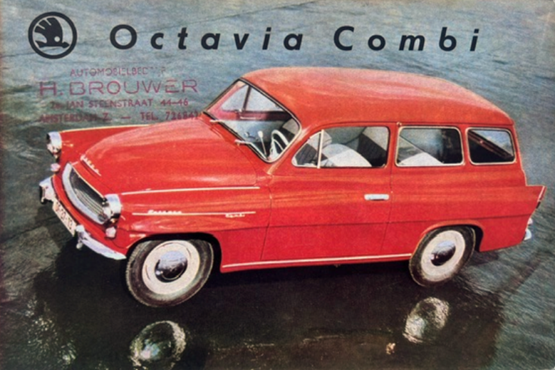 1962 Skoda Octavia combi original sales brochure