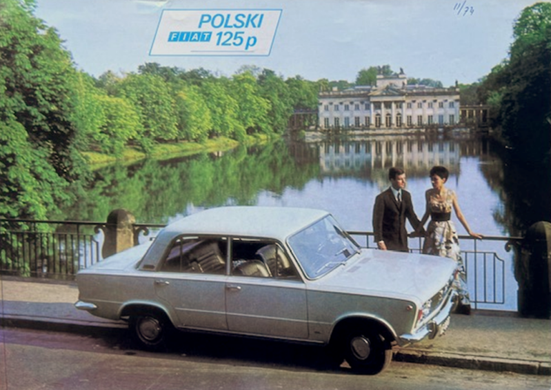 1970 Polski Fiat 125P original sales brochure
