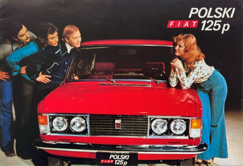 1975 Polski Fiat 125P original sales brochure