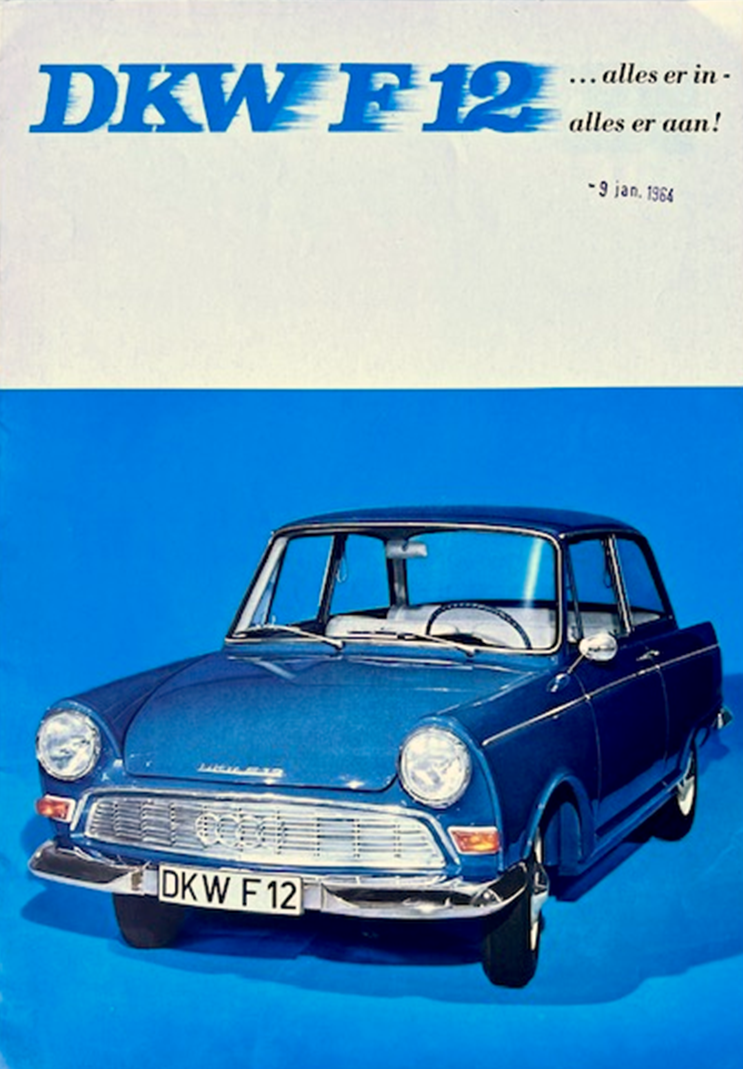 1963 DKW F12 original sales brochure