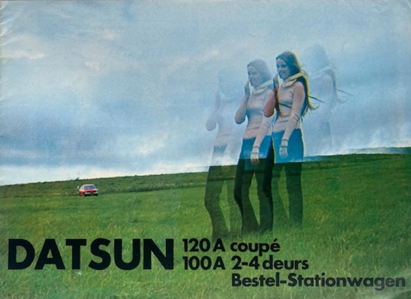 1974 Datsun 100A, 120A original sales brochure