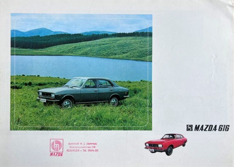 1971 Mazda 616 original sales brochure