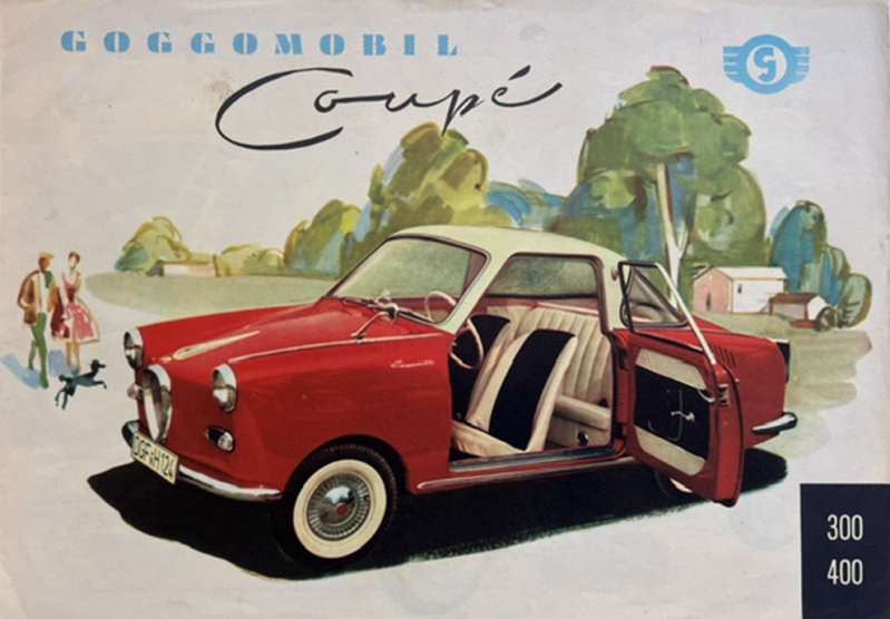 1963 Glas Goggomobil 300, 400 coupé original sales brochure