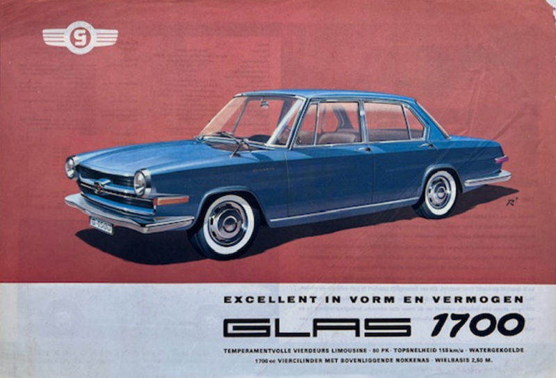 1964 Glas 1700 original sales brochure