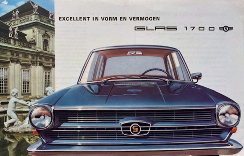 1964 Glas 1700 original sales brochure