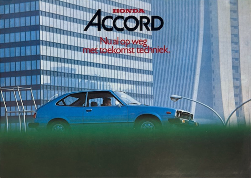1976 Honda Accord original sales brochure