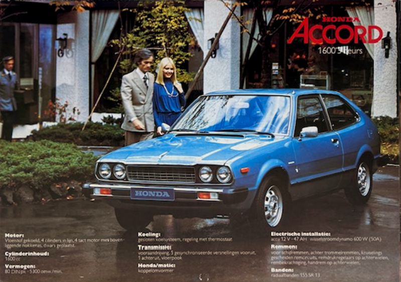 1976 Honda Model range original sales brochure