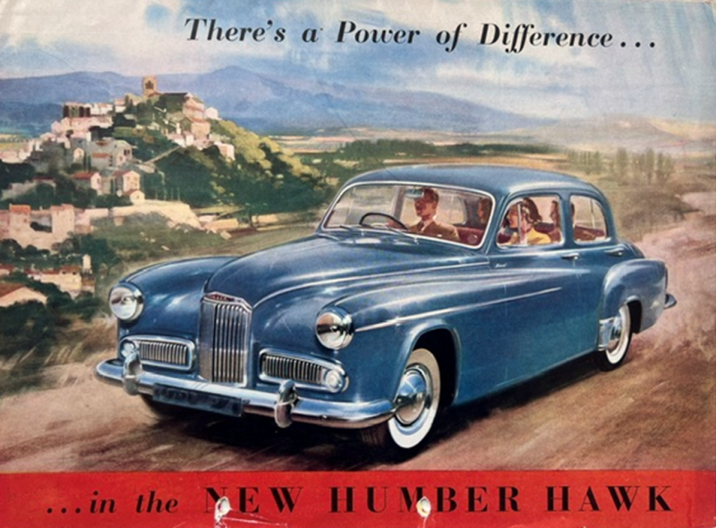 1954 Humber Hawk original sales brochure