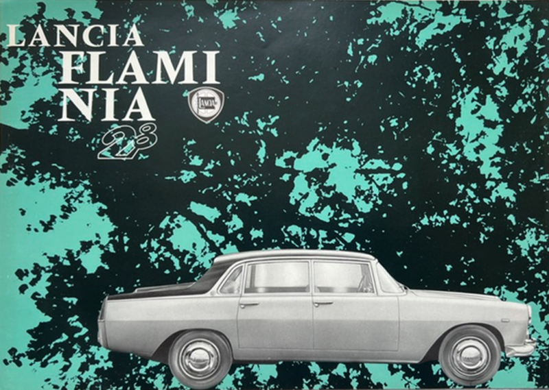 1963 Lancia Flaminia original sales brochure