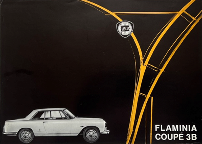 1963 Lancia Flaminia coupé 3B original sales brochure