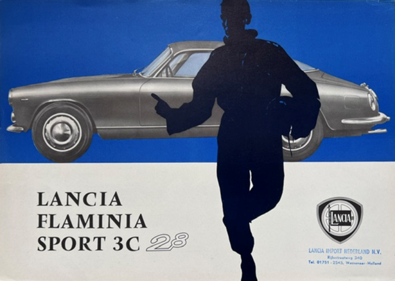 1963 Lancia Flaminia Sport 3C original sales brochure
